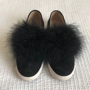 Steve Madden Pom Slipons